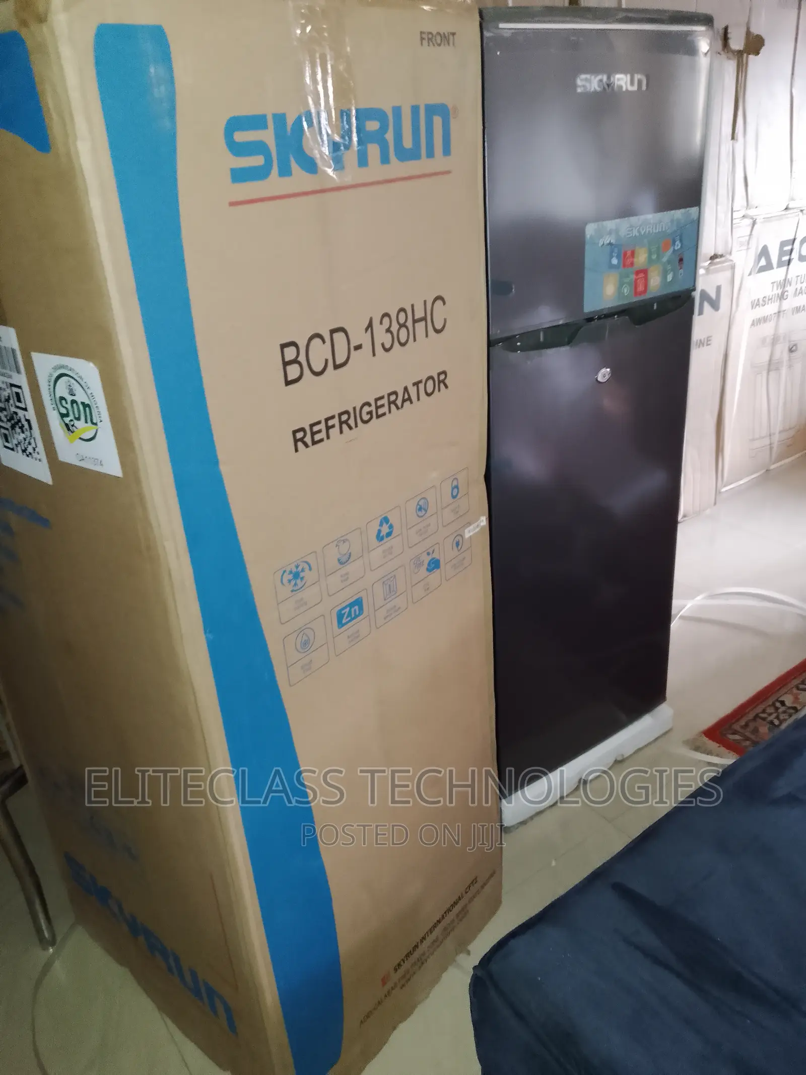 Keep Fresh/Low Energy Skyrun BCD-138HC Refrigerator