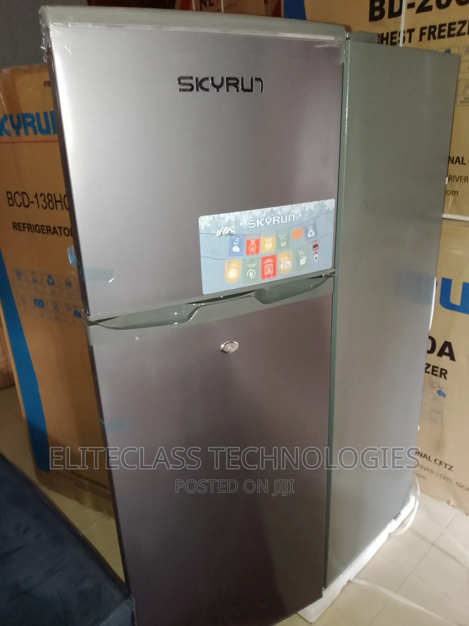 Skyrun BCD-138HC Refrigerator- Steady Temperature