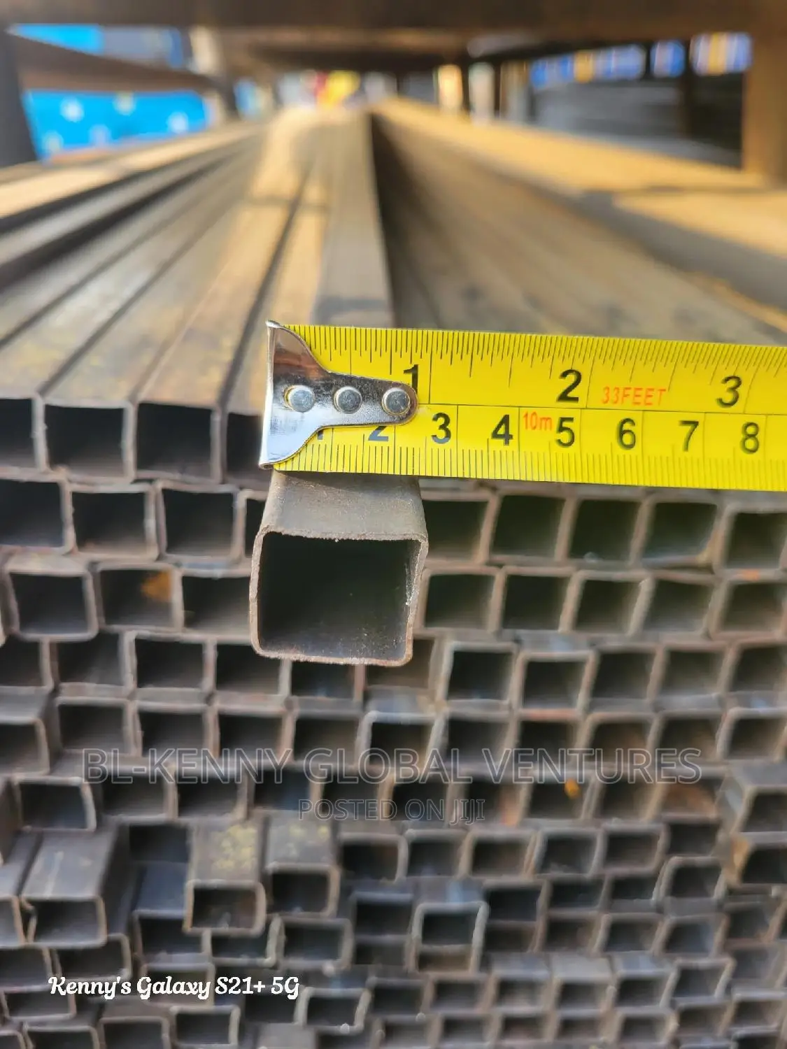 Full 1" by 1" by 1.2mm Square Pipe
