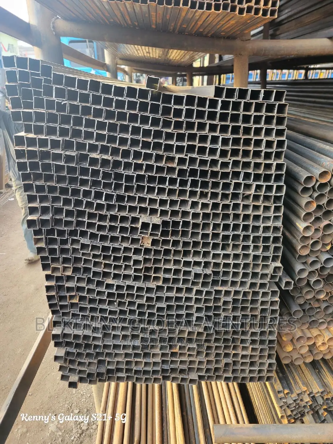 Full 1" by 1" by 1.2mm Square Pipe
