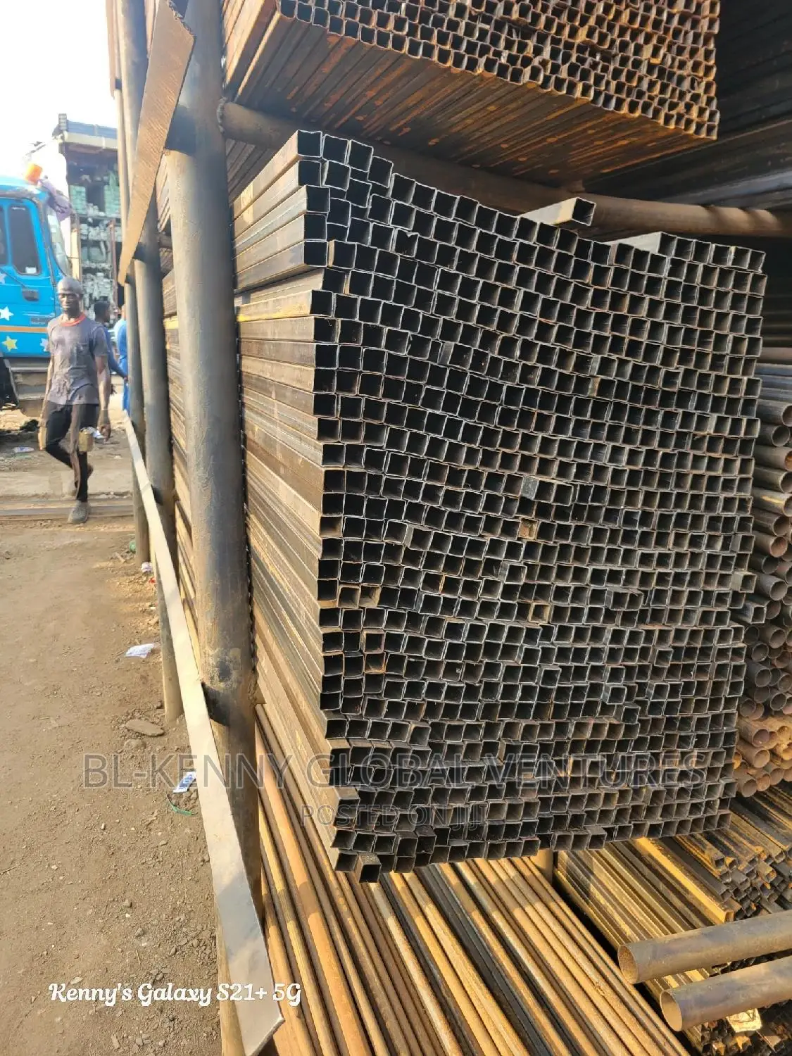 Full 1" by 1" by 1.2mm Square Pipe