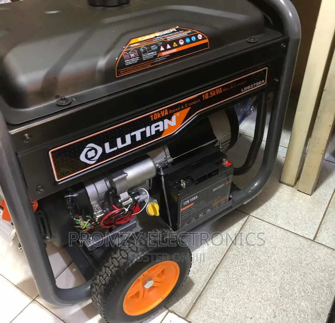 12kva Lutian Remote Control Petrol Generator 100%Copper Coil