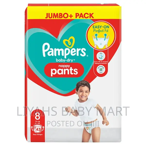 Pampers Pants Size 8