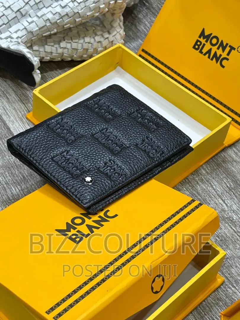 Original MONTBLANC Leather Wallet Available in Store