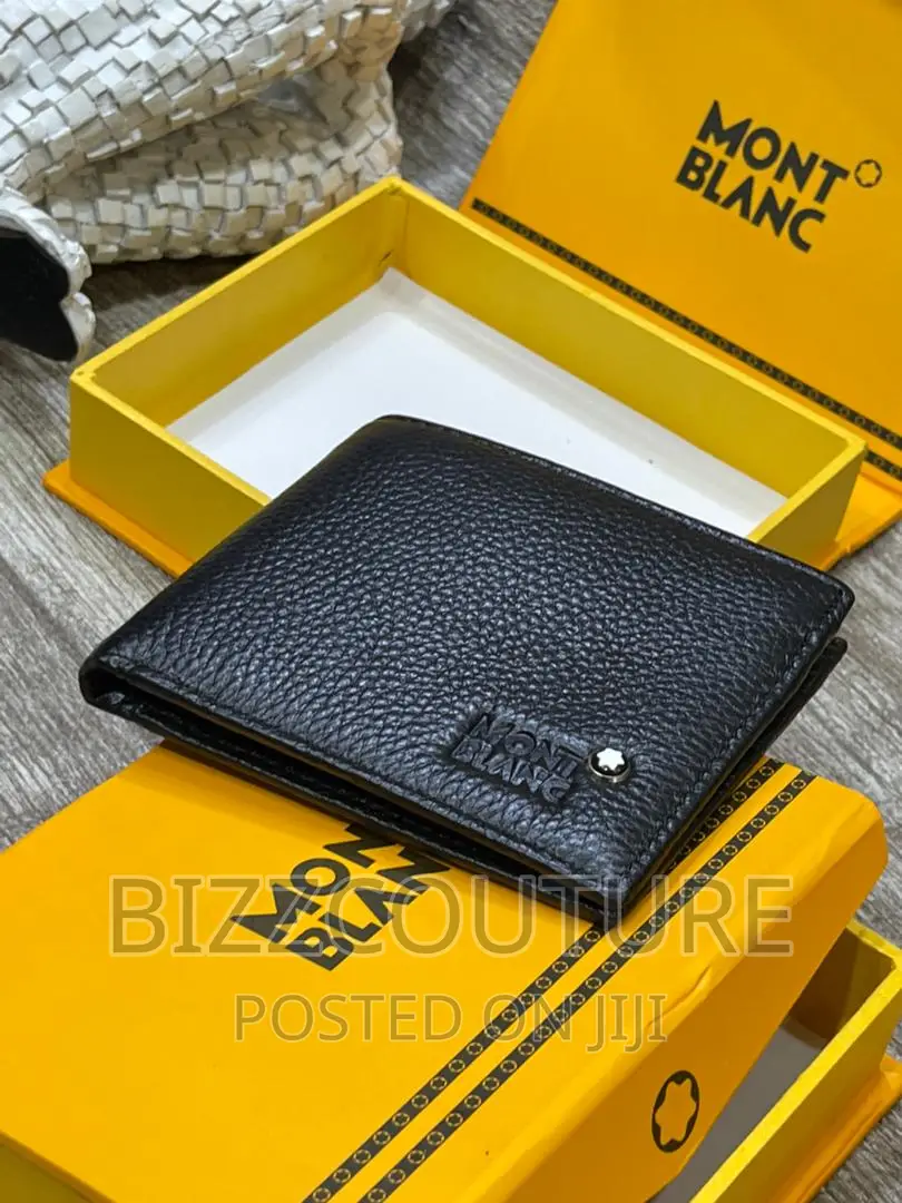 Original MONTBLANC Leather Wallet Available in Store