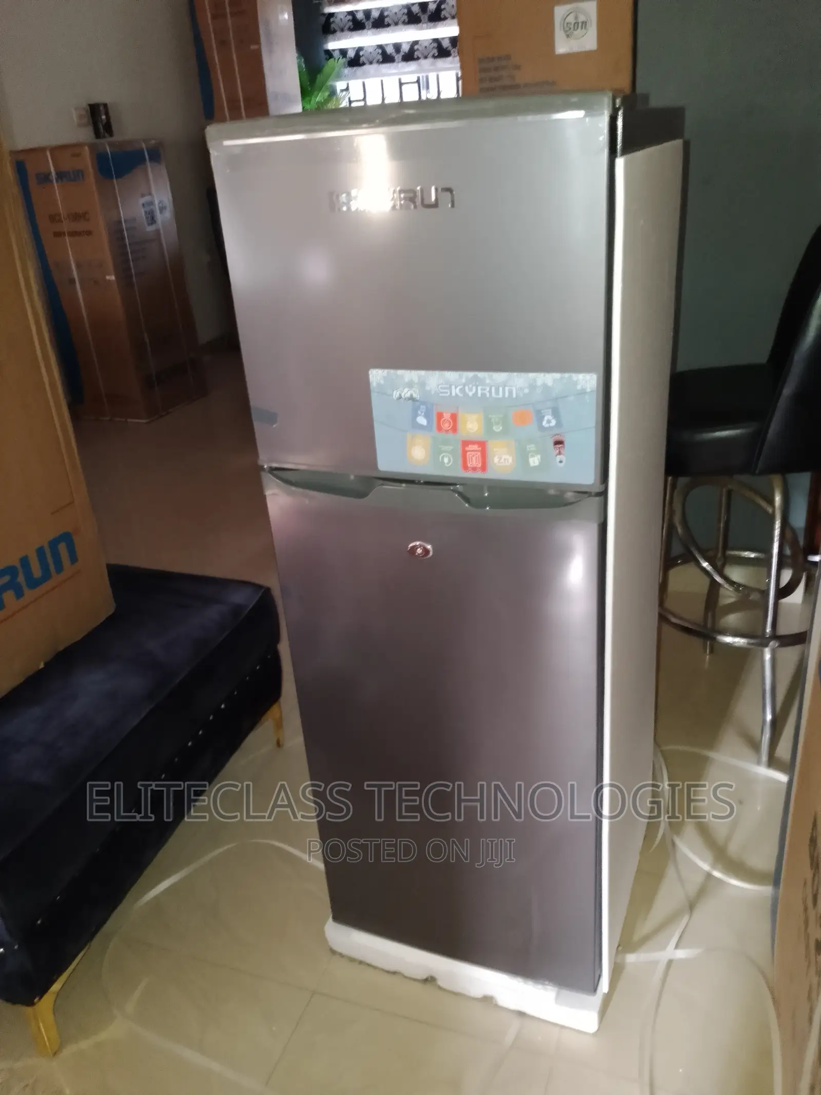 New Durable Double Door Skyrun BCD-138HC Refrigerator 138l