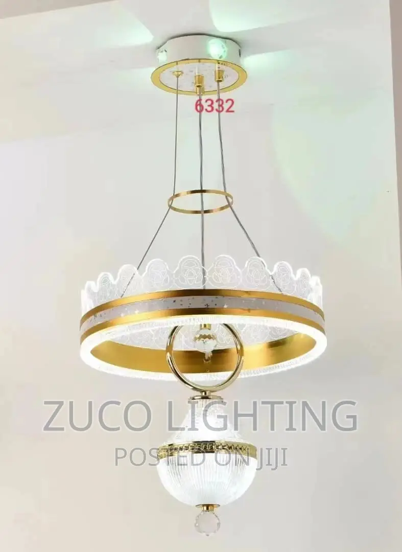 Modern LED Chandelier Light With 3 Different Colours of Ligt