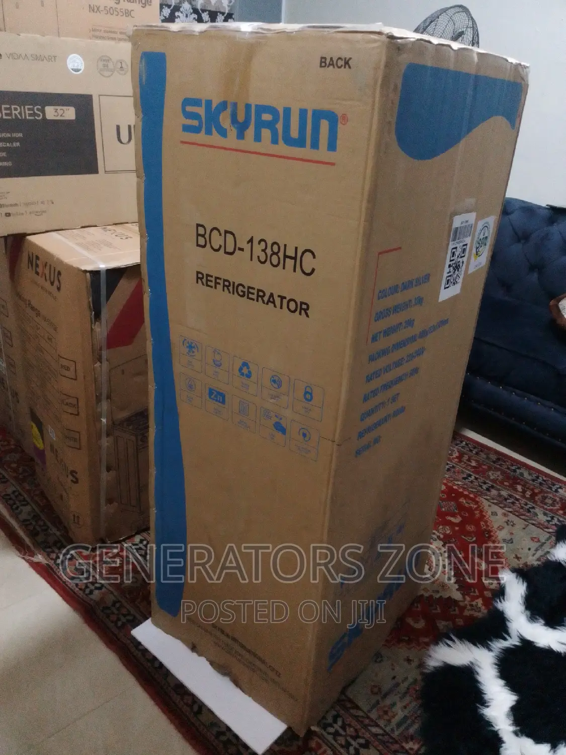 Introducing New Skyrun Double Top Mount BCD-138HC Fridge