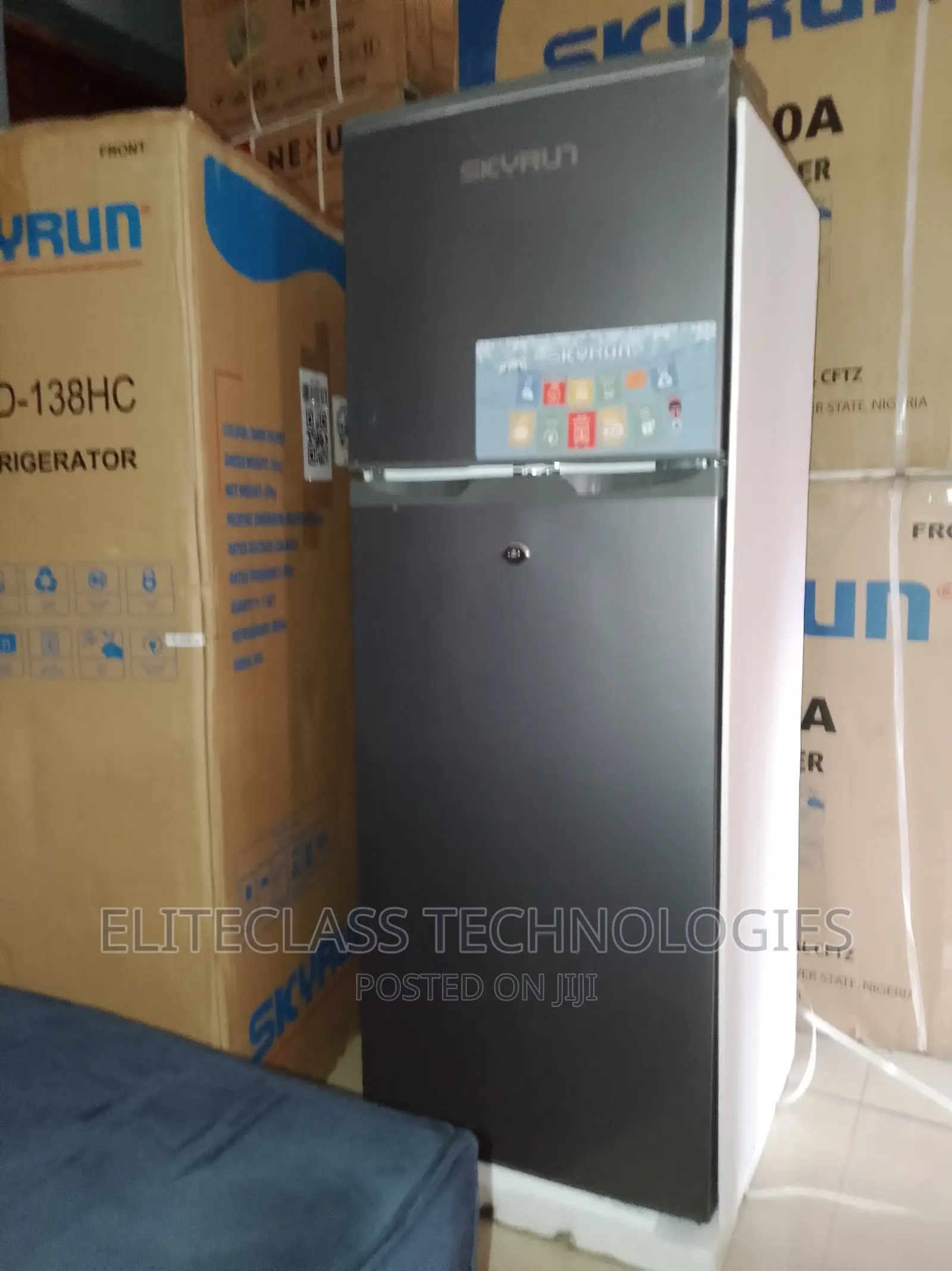 New Top Mount Double Door Skyrun BCD-138l