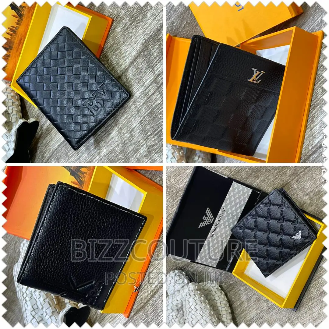 Original LOUIS VUITTON Leather Wallet Available in Store
