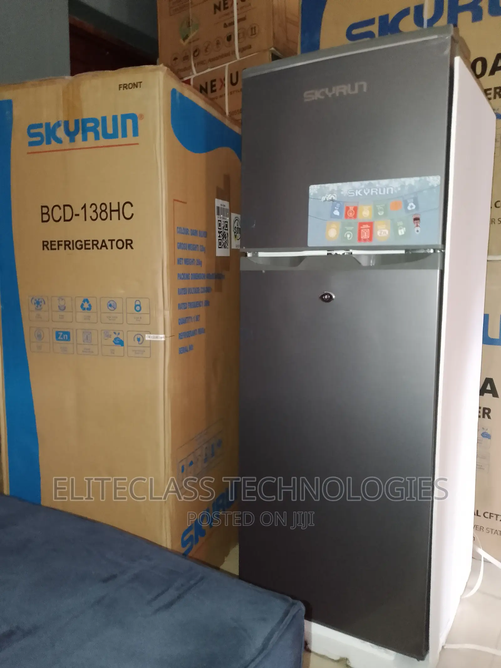 Rapid Cooling and Brand New Skyrun BCD-138L Double Door