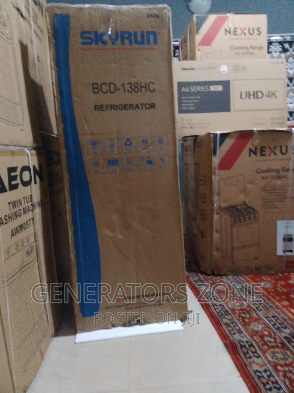 Brand-New BCD-138HC Skyrun 138l Top Mount Refrigerator