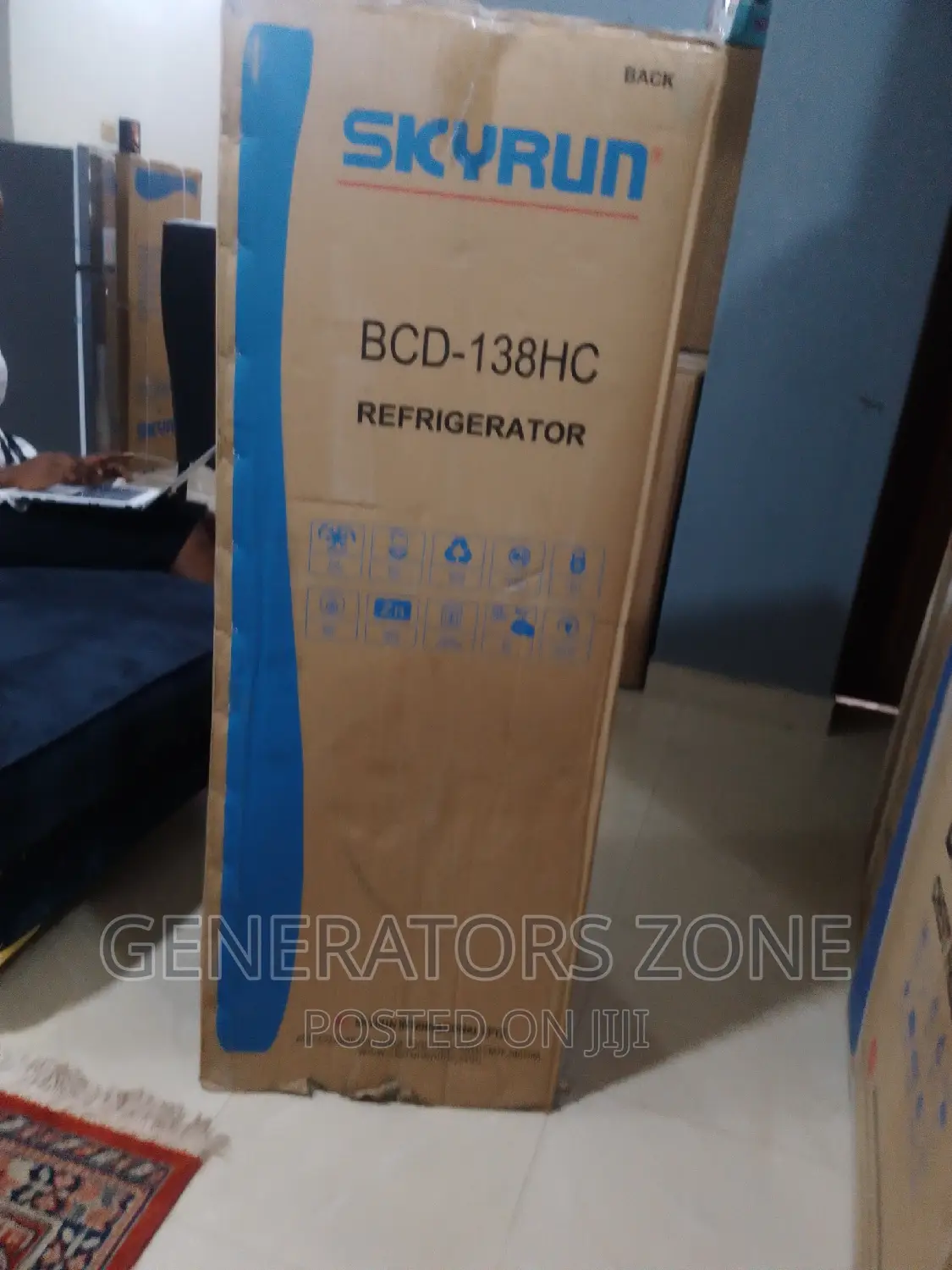 High Quality Skyrun Long Lasting 138l Refrigerator
