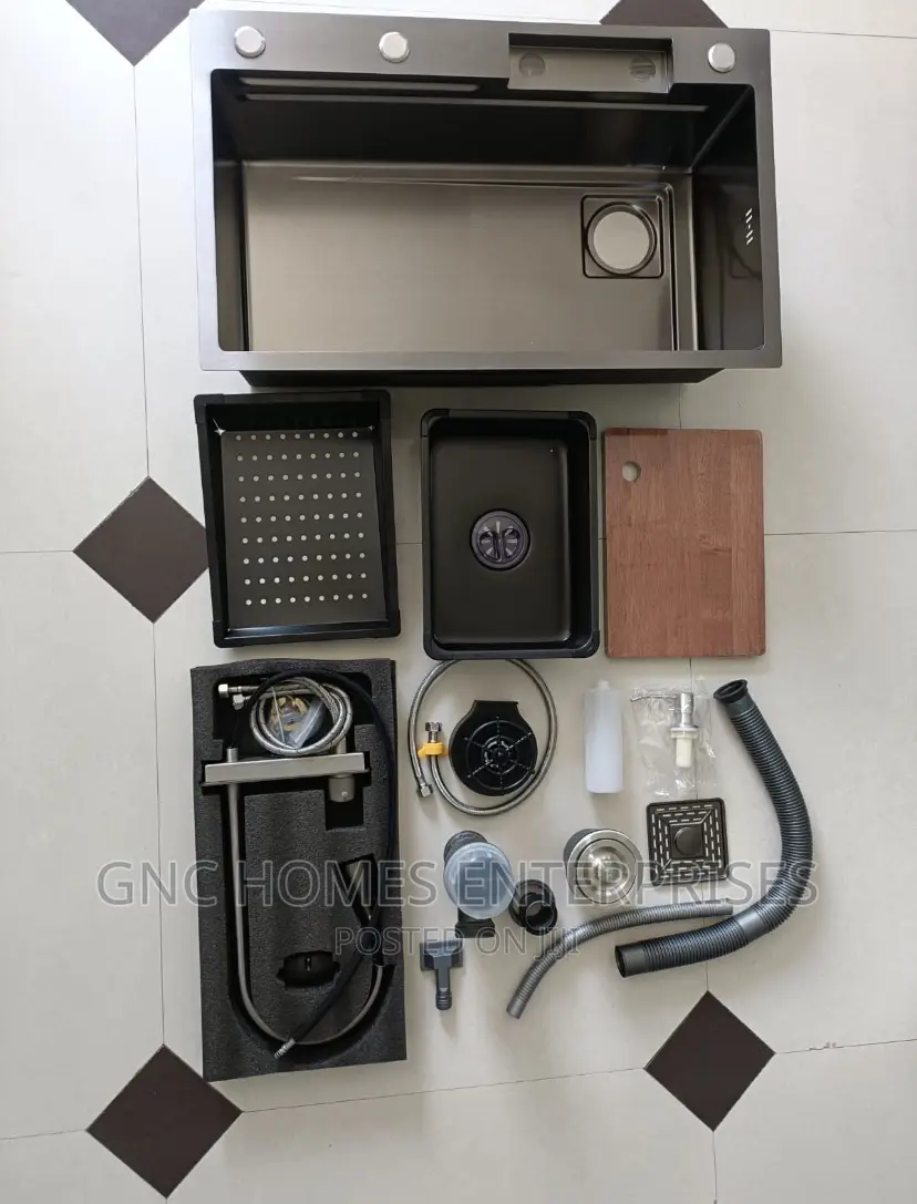 Kitchen Sink Black (With Many Features)