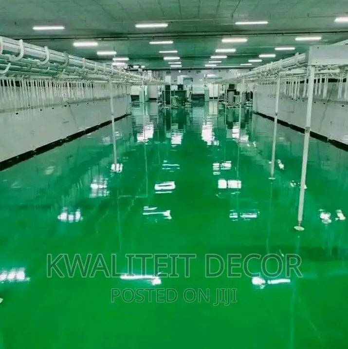 Greenish Industrial Epoxy Flooring
