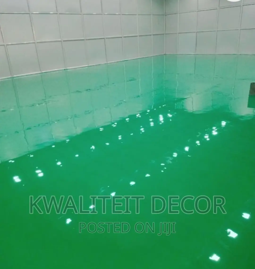 Greenish Industrial Epoxy Flooring