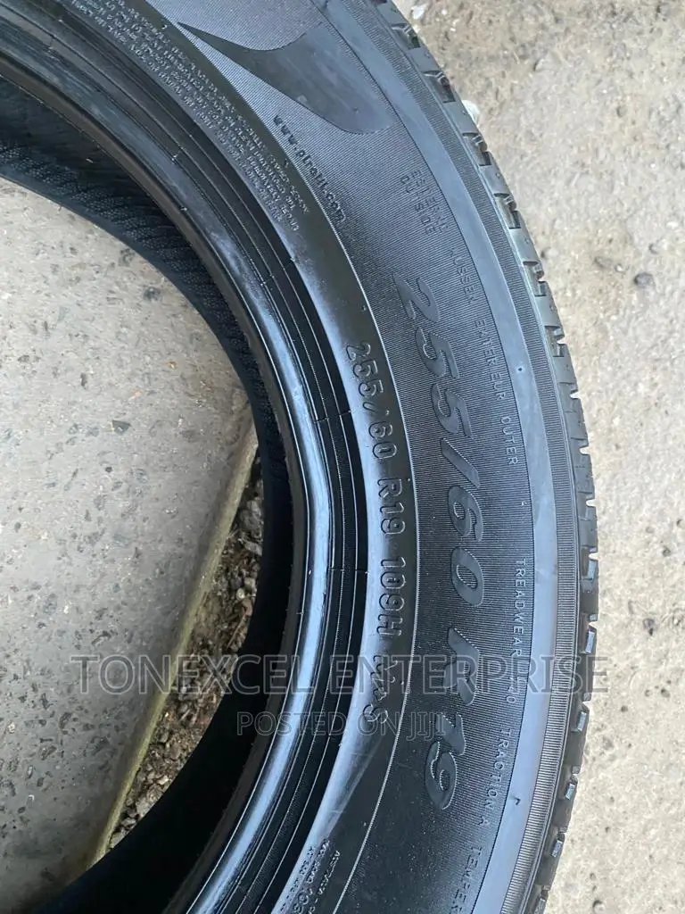 Pirelli Tyre 255/60/19, 18 Months Warranty