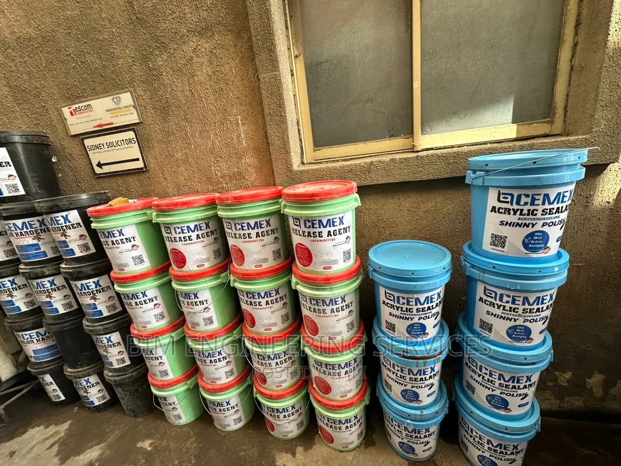 Colour Hardener, Polish, Release Agent