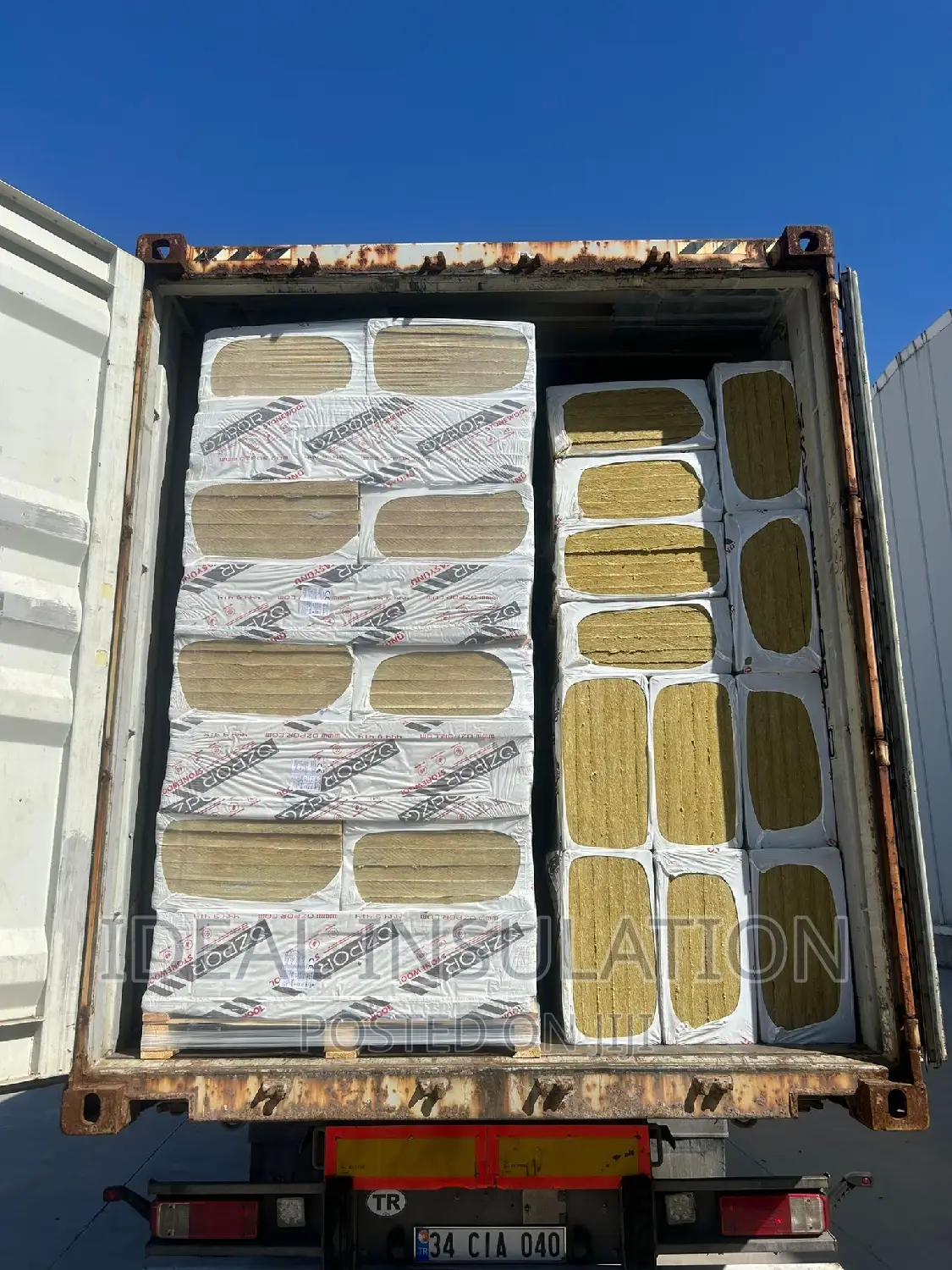 ZPOR Rockwool Slab Insulation Without Aluminium Foil 100mm