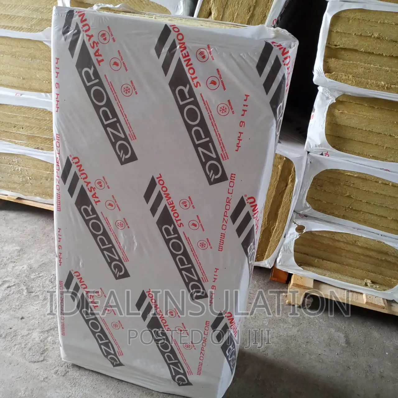 ZPOR Rockwool Slab Insulation Without Aluminium Foil 100mm