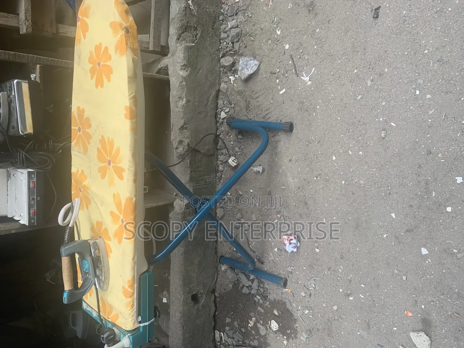 Industrial Ironing Table With Elements for Laundry