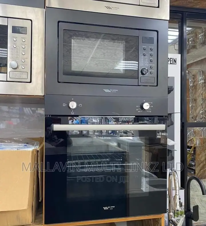 Set of Built-in Microwave and Oven