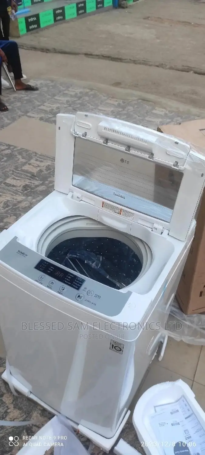 LG Inverter Washing Machine 8kg Top Loader Automatic 2 Yrs