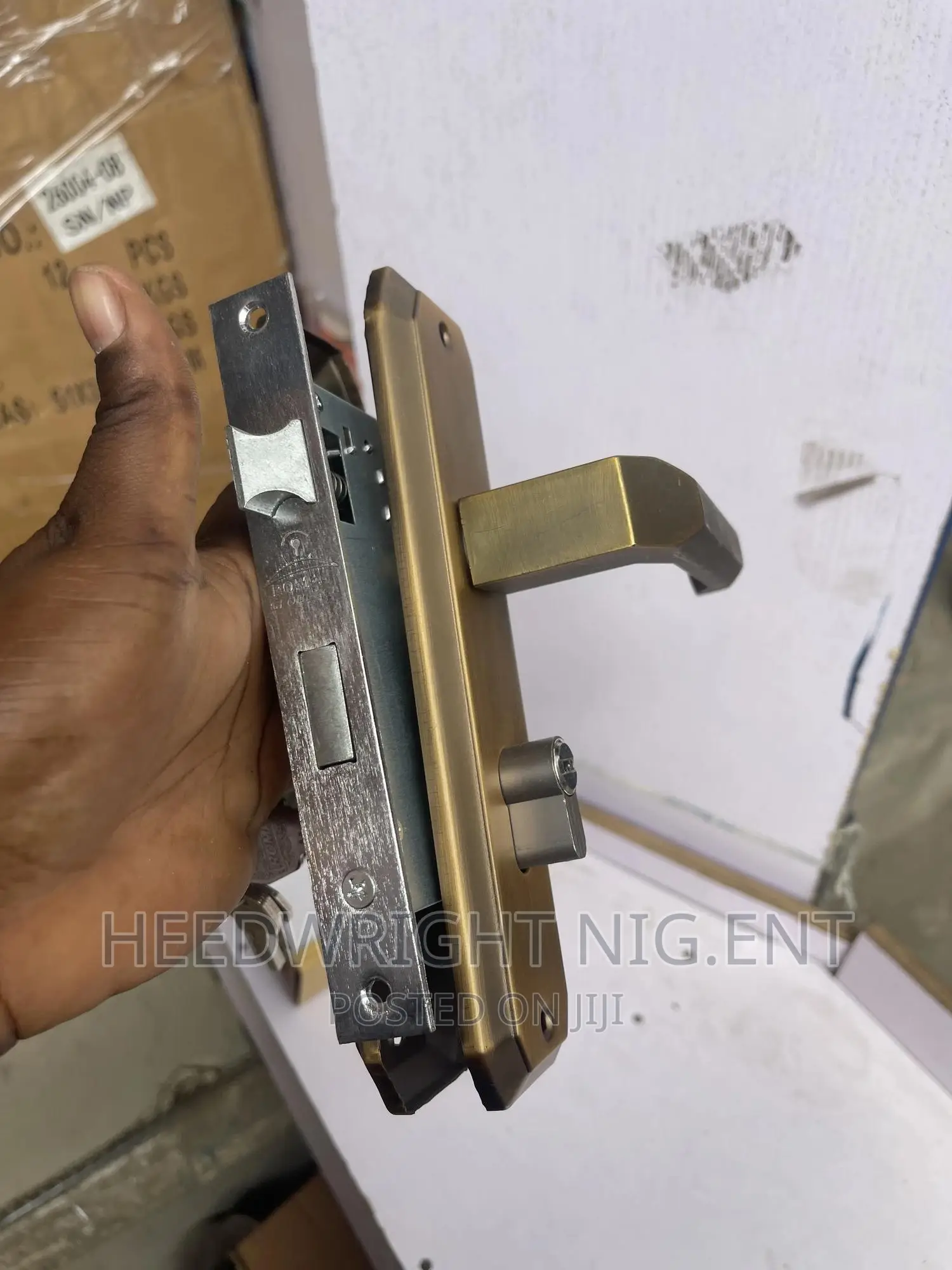Small Wooden $ Iron Door Lock