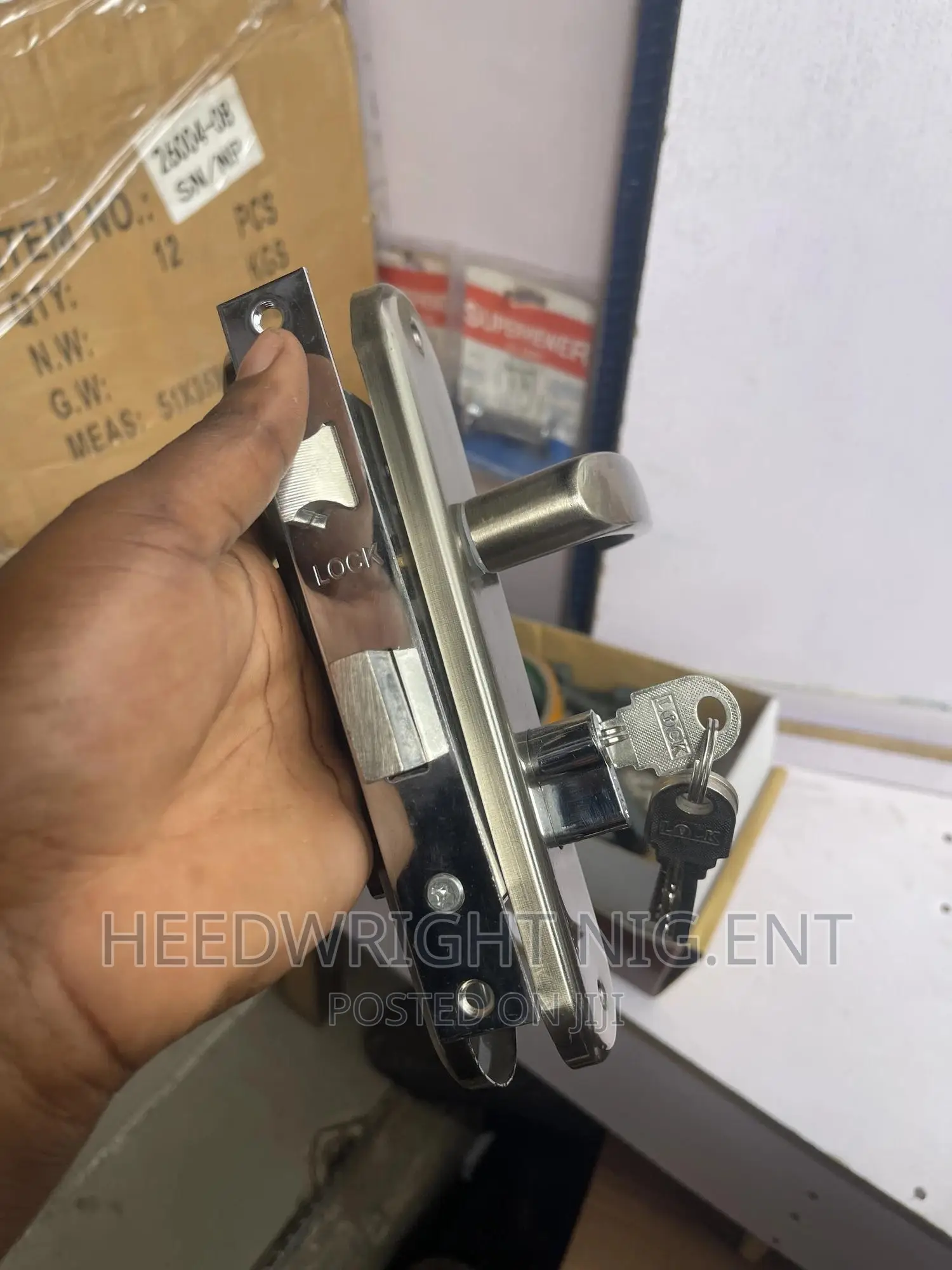 Small Wooden Iron Door Lock