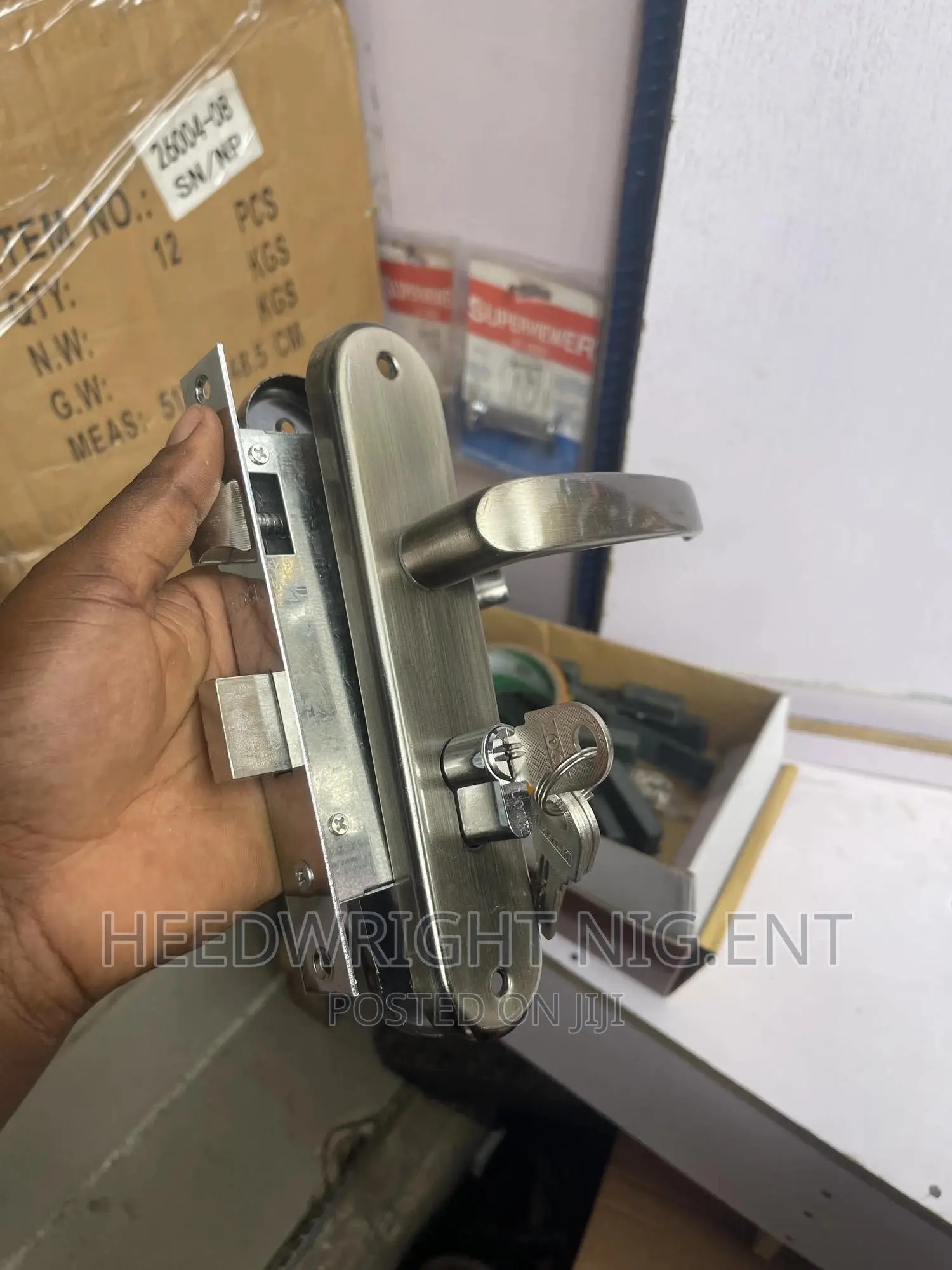 Small Wooden Iron Door Lock
