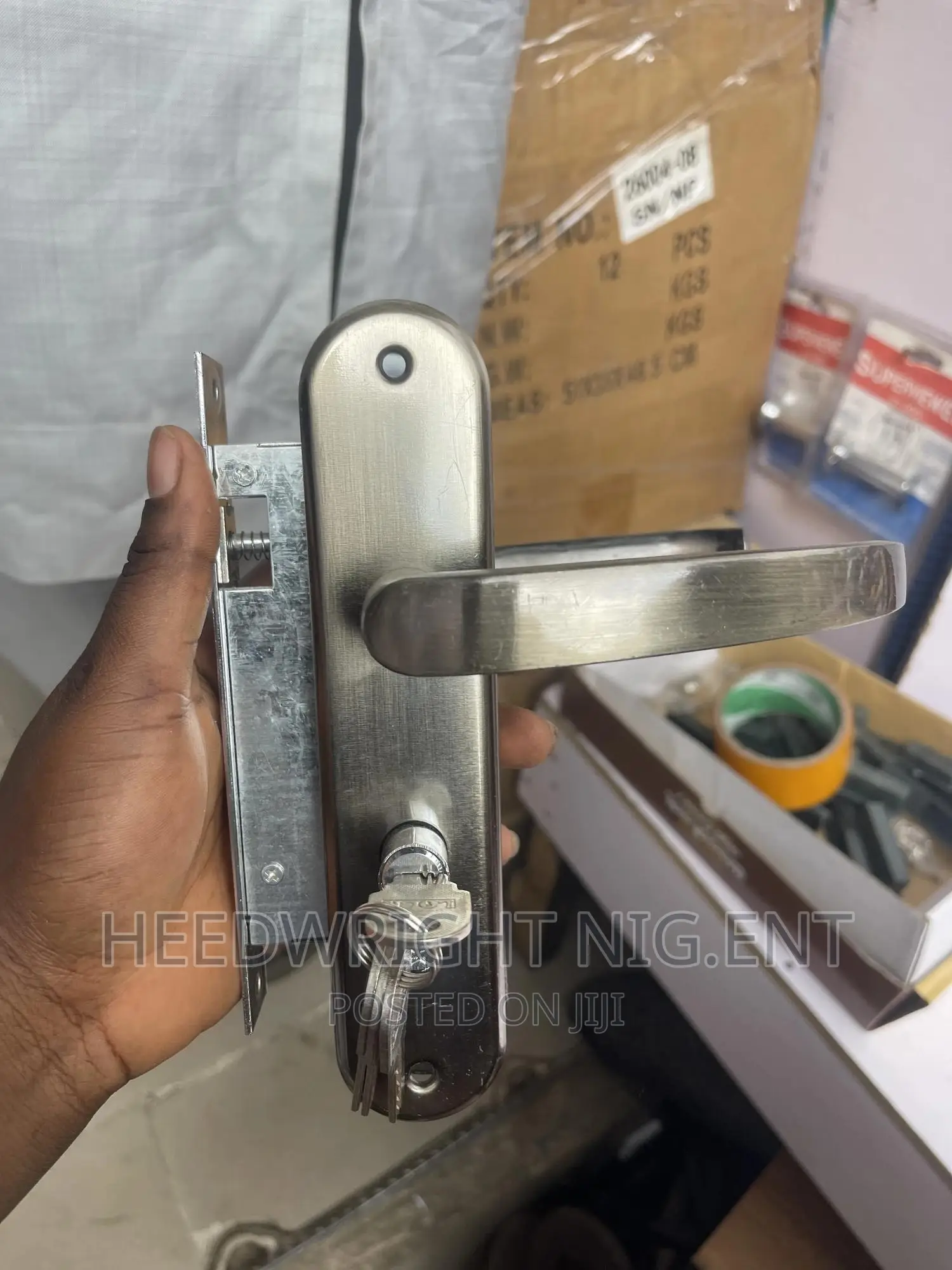 Small Wooden Iron Door Lock