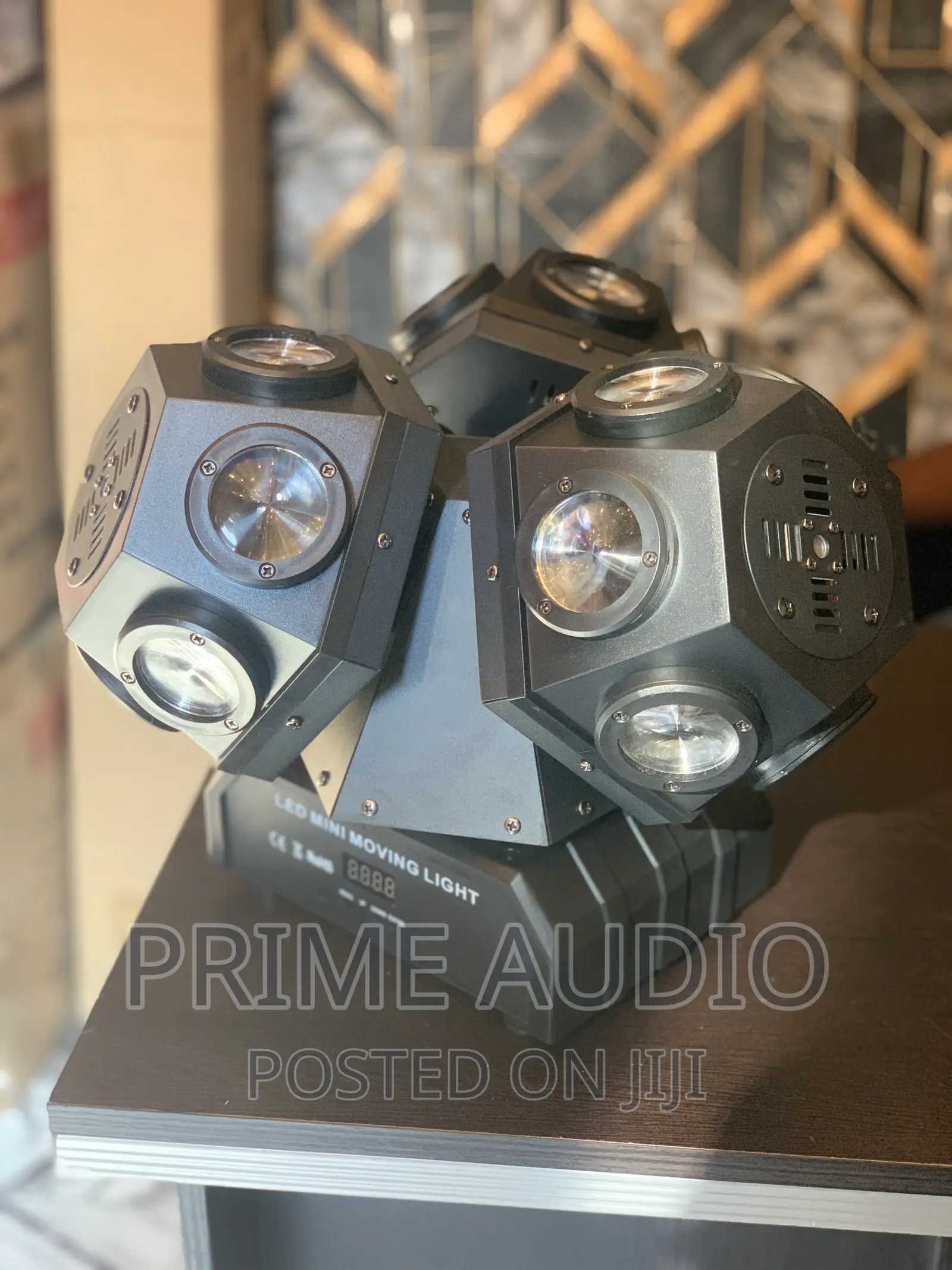 3 Moving Head 3watts by 18bulbs LED Mini Moving Light