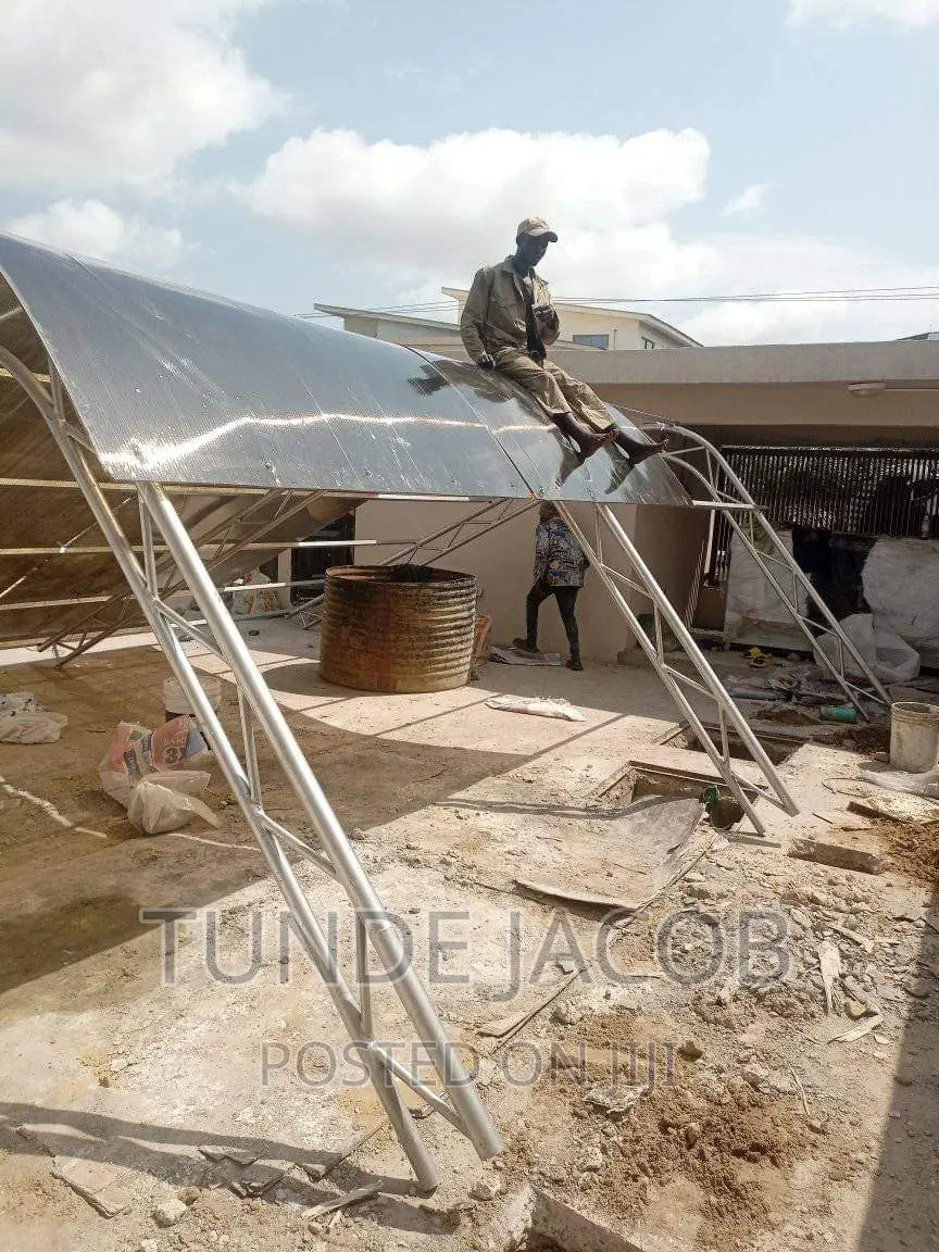 Carport Made With Galvanize Steel and Dampalon Sheets