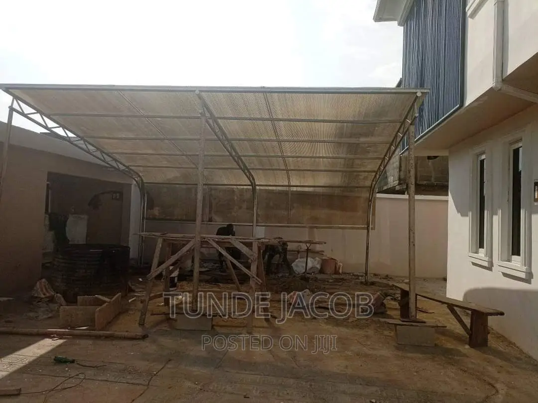 Carport Made With Galvanize Steel and Dampalon Sheets