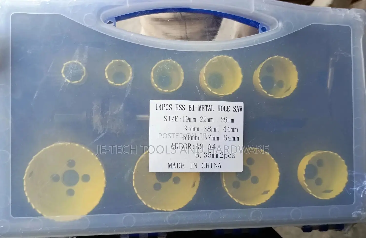 14pcs HSS Bi- Metal Hole Saw