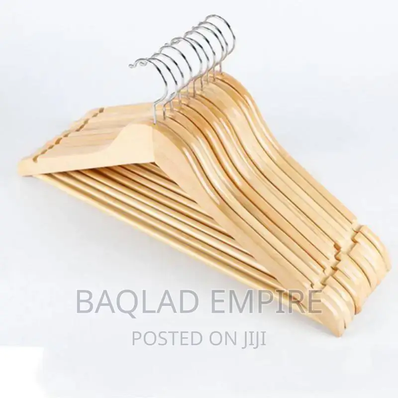 10pcs Solid Wood Storage Hanger