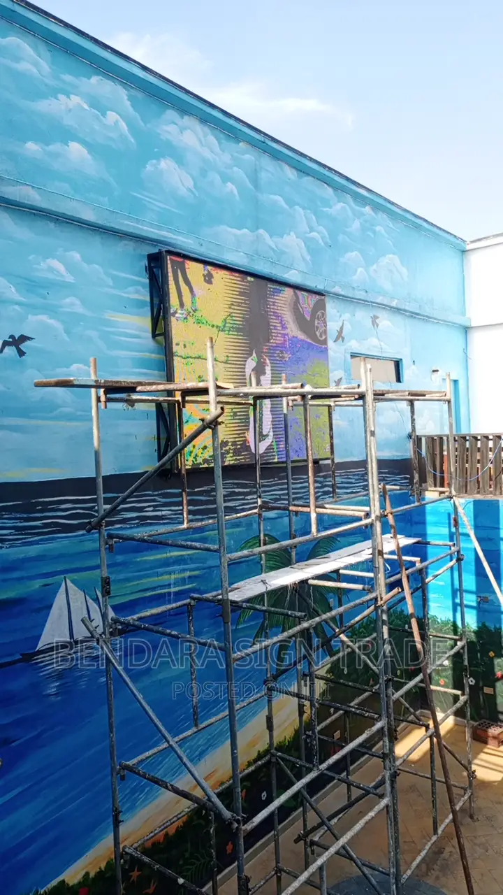 Pool Screen Video Display Led P4 Outdoor 10ft by 7ft