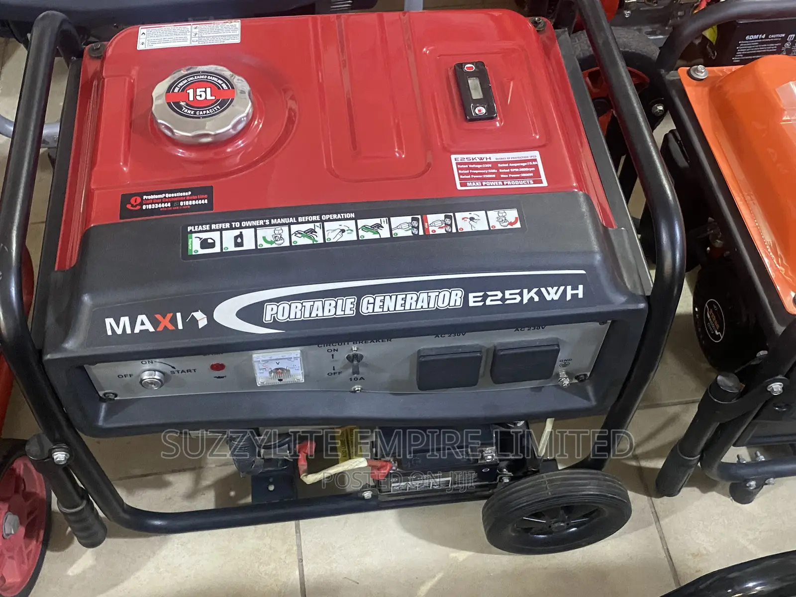 Maxi 2.5 Kilowatt 3.5kva Automatic Generator E25wh