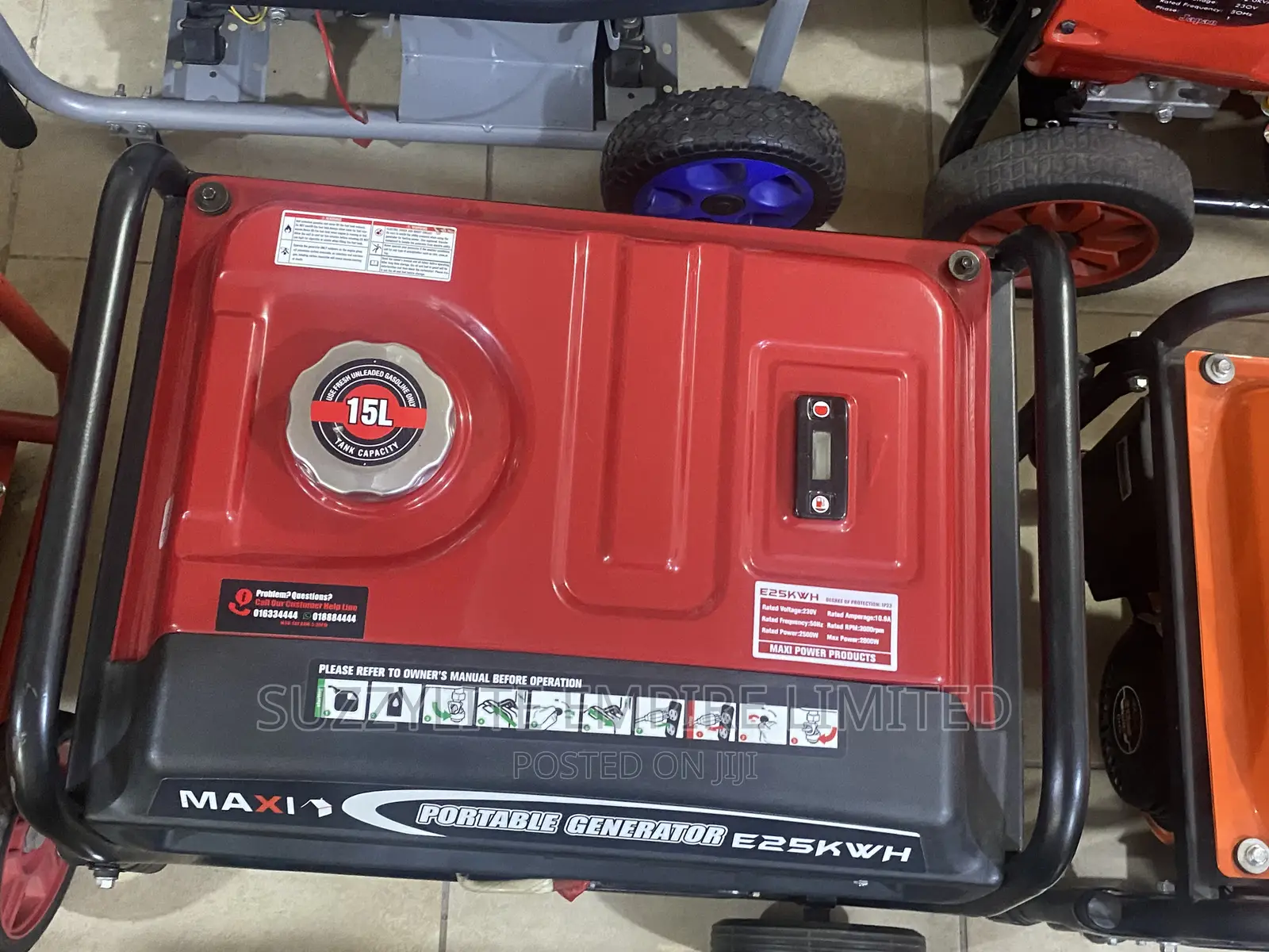 Maxi 2.5 Kilowatt 3.5kva Automatic Generator E25wh
