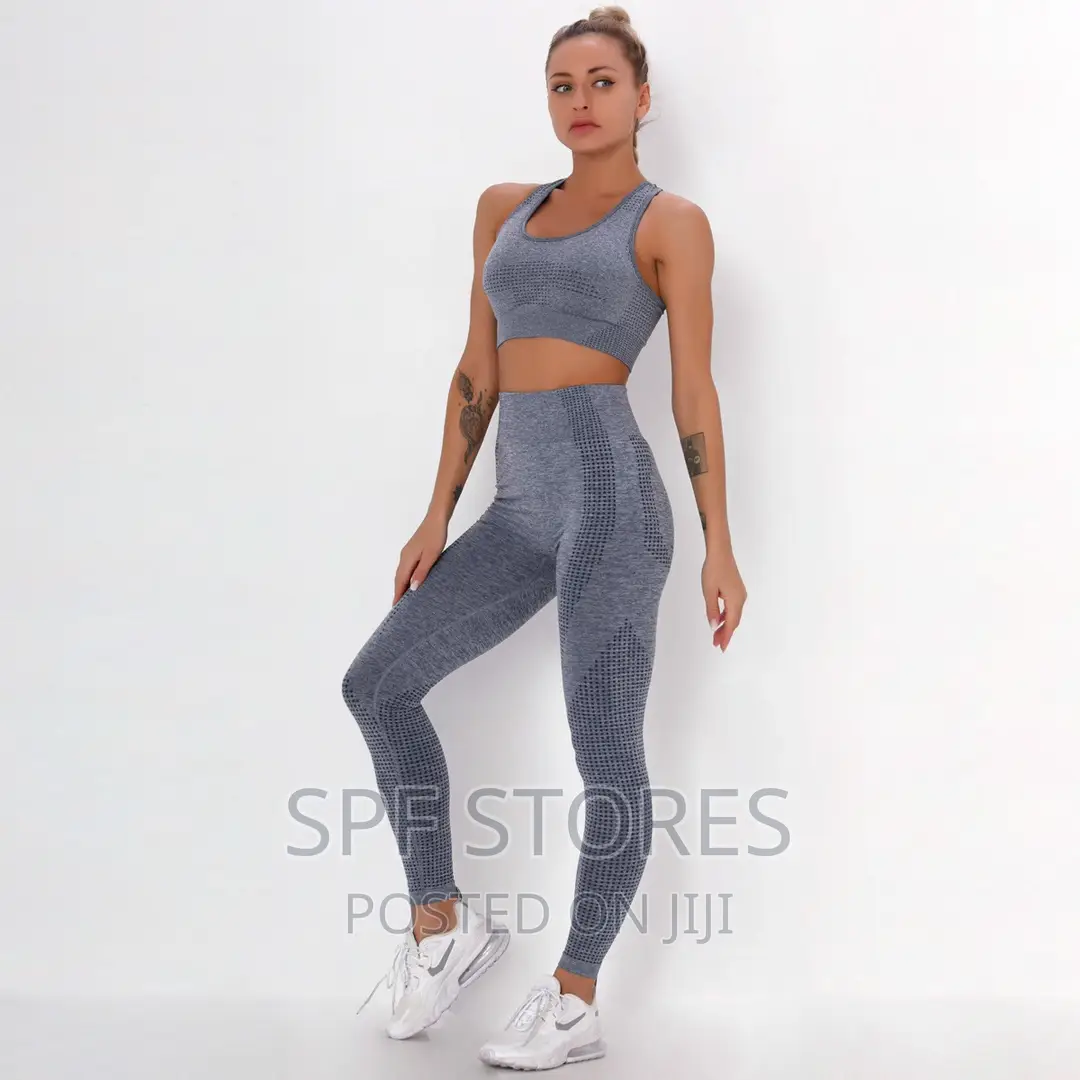 Female Gym Singlet and Long Gym Suit