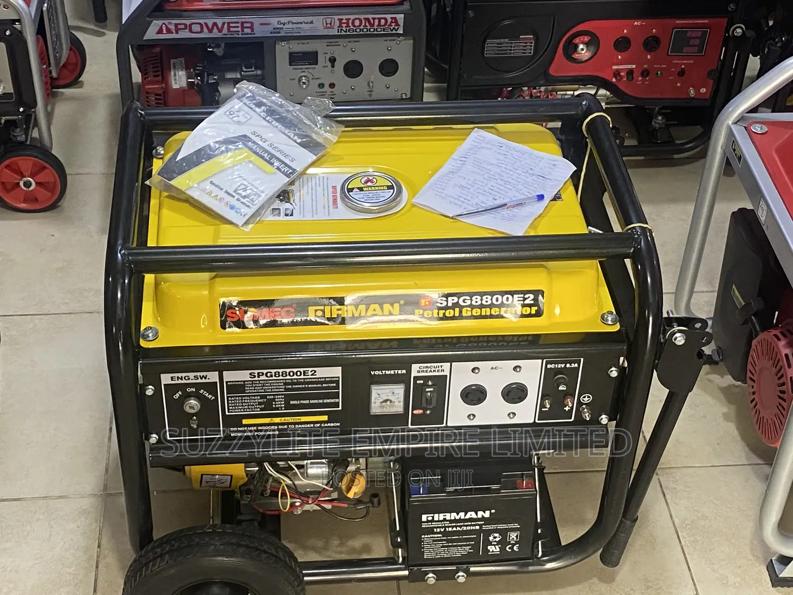 Sumec Firman Generator 7.7kva