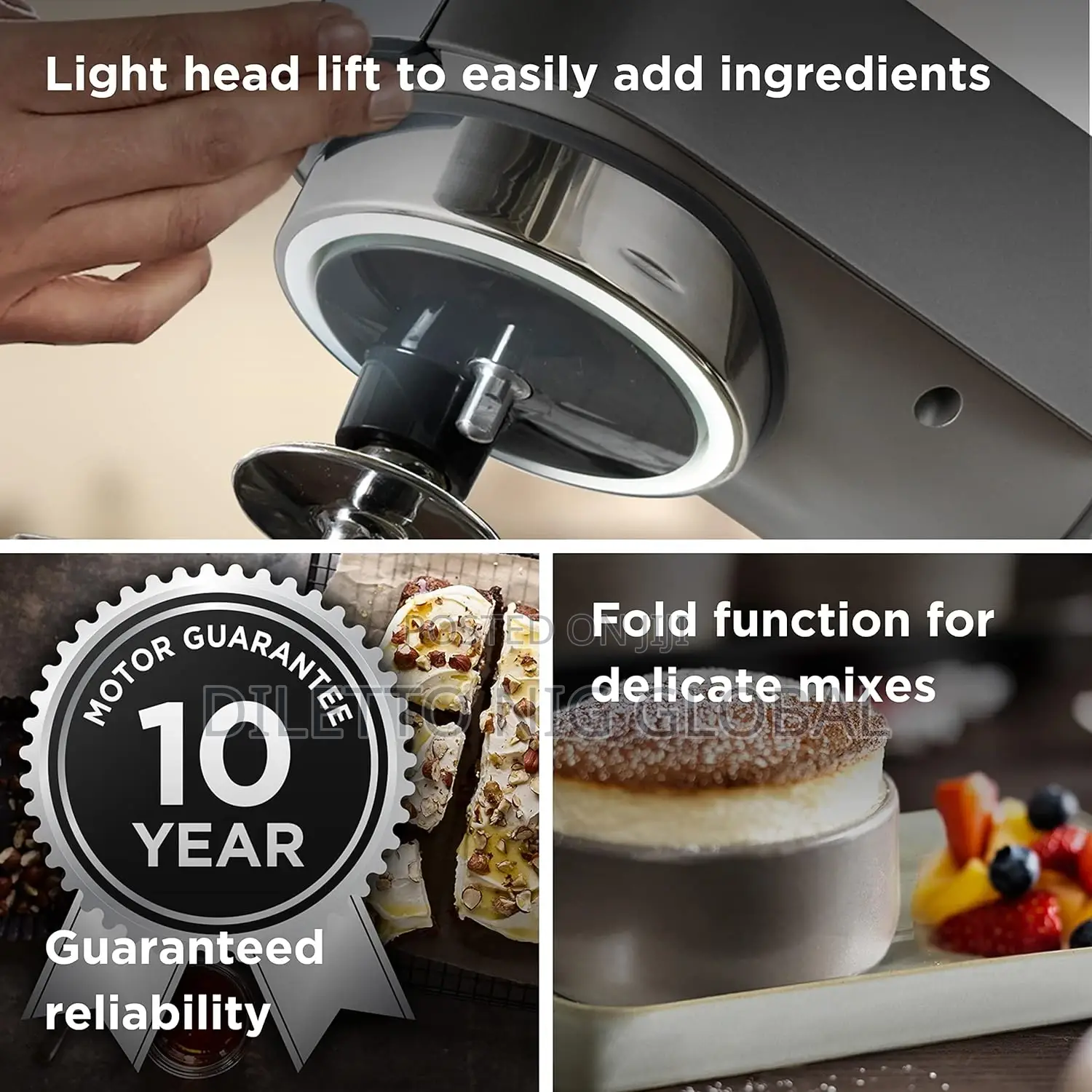 Kenwood Chef Titanium XL Stand Mixer for Baking