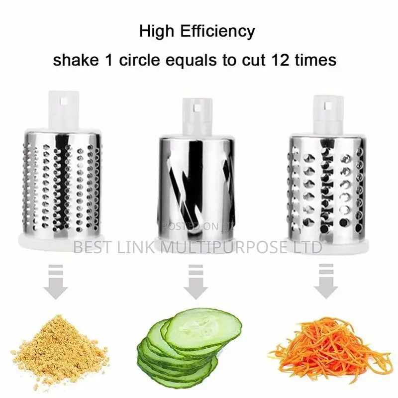 3in1 Manual Vegetable and Fruit Chopper
