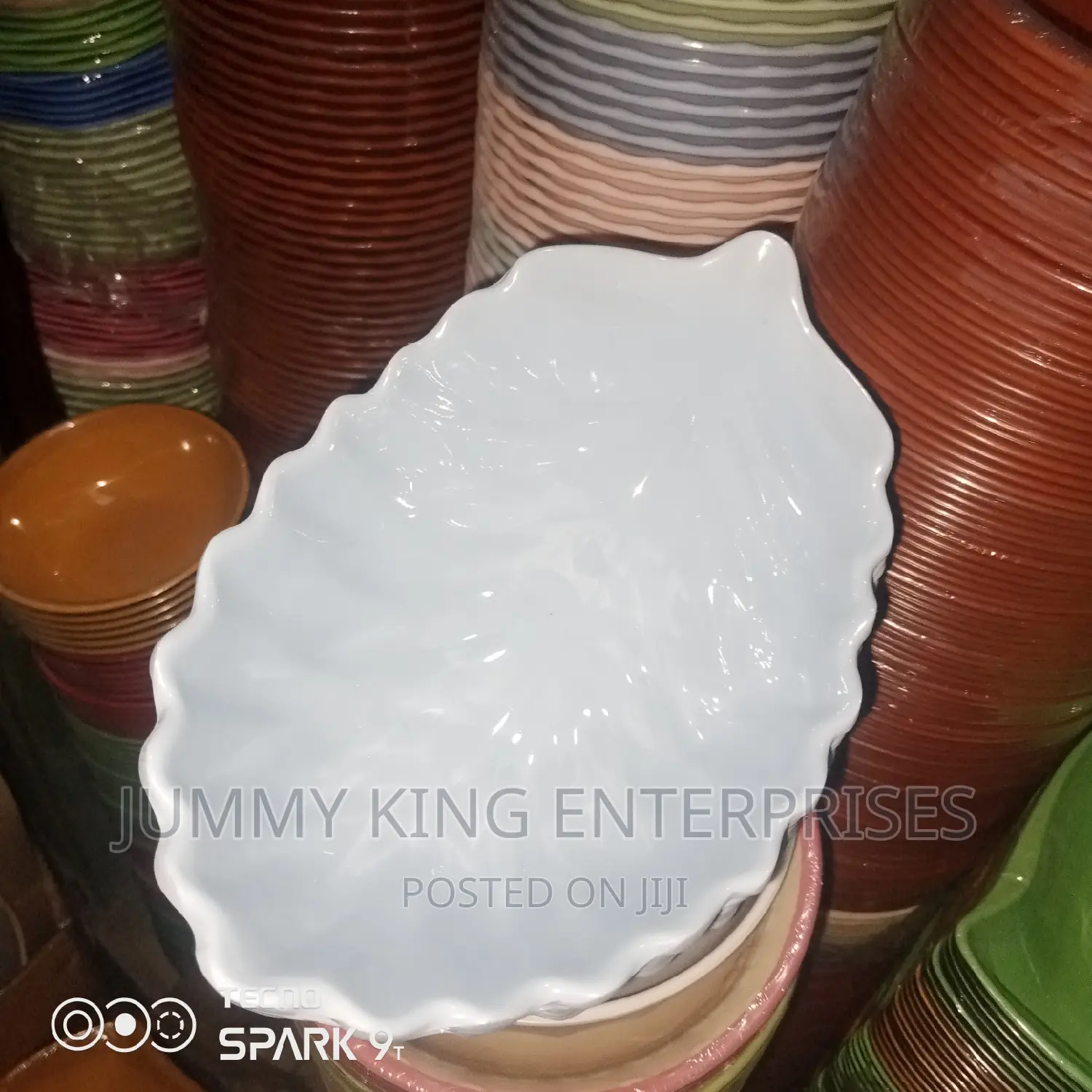 12 PCS Unbreakable Ceramic Plates