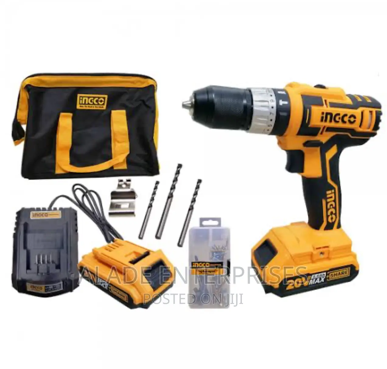 Ingco Lithium-Ion Impact Drill 20V CIDLI2002 With IRON CHUCK