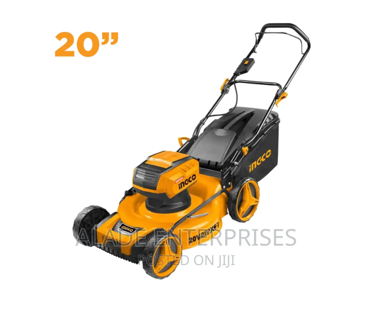 Lmli20202 Ingco 40v Lithium-ion Lawn Mower Complete Set