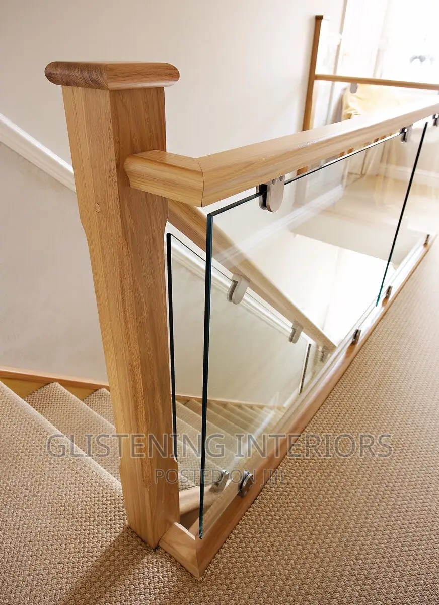 Oak and Glass Staircase
