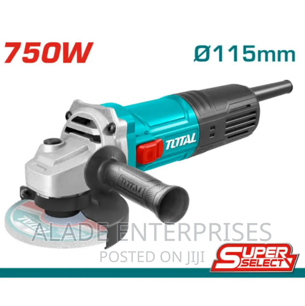 Total Angle Grinder 750w - Tg10711