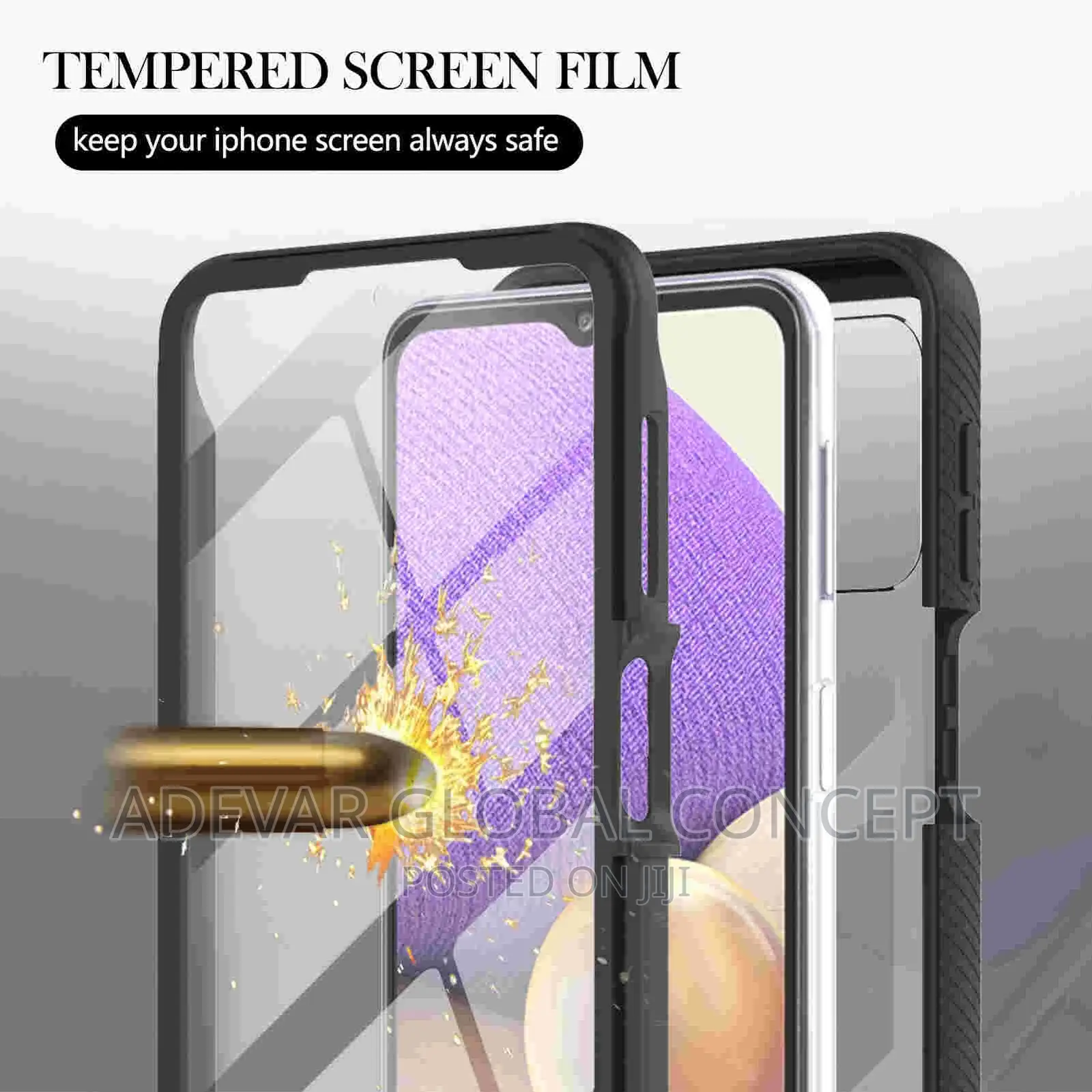 Samsung Galaxy A32 5G Case Transparent Full Body Back Pouch
