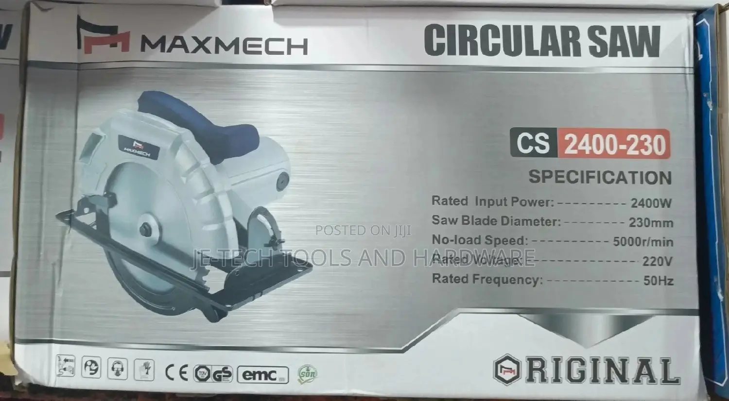 Maxmech Industrial Circular Saw 2400w 9 Inches